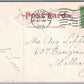CHARLOTTE NY BATHING BEACH 1911 ANTIQUE POSTCARD