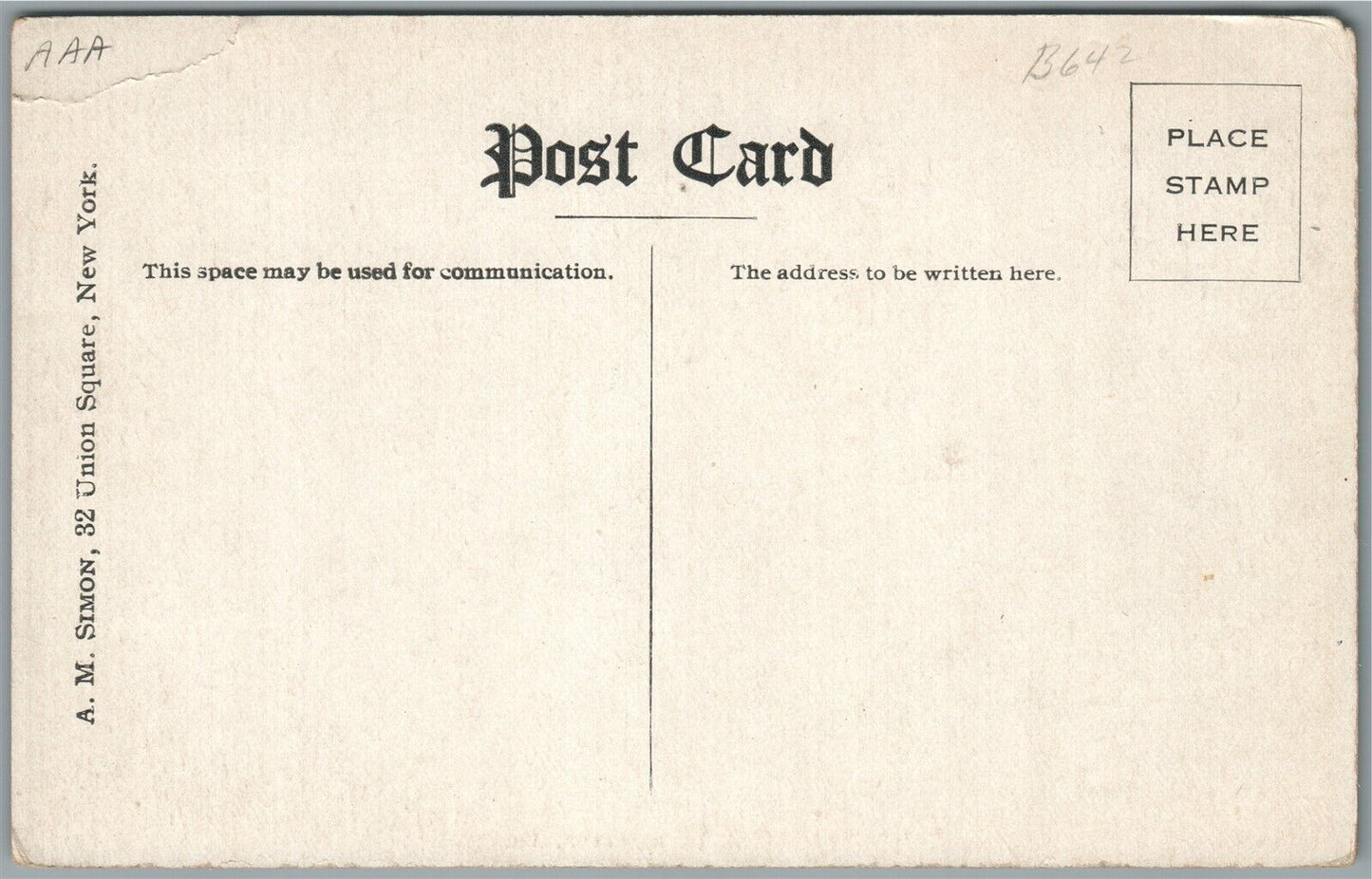 LACKAWAXEN PA POST OFFICE ANTIQUE POSTCARD