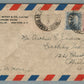 BRAZIL TO USA VINTAGE COVER w/ STAMPS