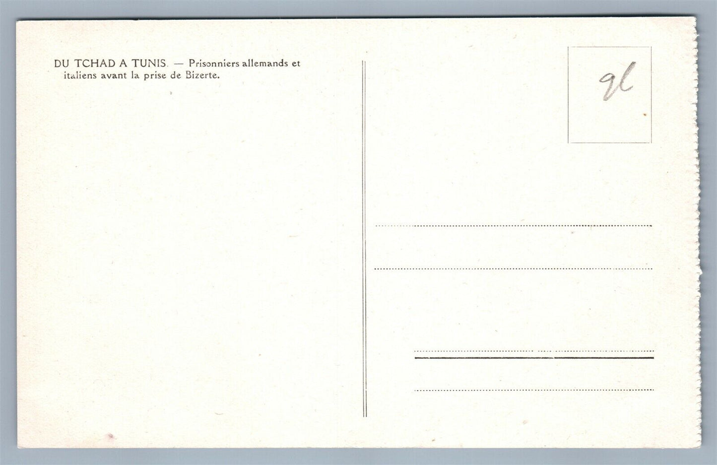 WWII ITALIAN PRISONERS VINTAGE REAL PHOTO POSTCARD RPPC