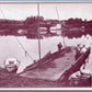 FERRY CONNECTING VISCHERS FERRY & NISKAYUNA NY ANTIQUE POSTCARD
