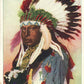 AMERICAN INDIAN CHIEF OMAHA NE UNDIVIDED ANTIQUE POSTCARD