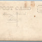 AUGUSTA WI HIGH SCHOOL ANTIQUE REAL PHOTO POSTCARD RPPC