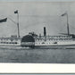 PORTLAND STEAMBOAT VINTAGE REAL PHOTO POSTCARD RPPC