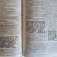 1620 BIBLE in FRENCH ANTIQUE ILLUSTRATED w/ 215 WOODCUTS !