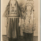 AMERICAN INDIAN KIDS ANTIQUE REAL PHOTO POSTCARD RPPC