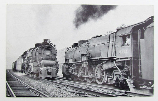 VINTAGE 1960 POSTCARD PENNSY TRAIN AT MARYVILLE PA railway railroad