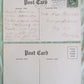 ATLANTIC CITY NJ HEINZ HOTEL INTERIOR LOT OF 2 ANTIQUE POSTCARDS
