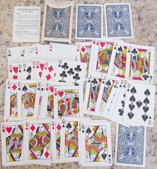 VINTAGE BICYCLE PINOCHLE PLAYING CARDS BOXED DECK