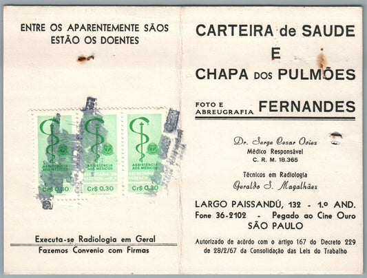 BRAZIL ATESTADO CAPACIDADE FUNCIONAL DOCUMENT w/ STAMPS