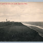 CAPE COD MA LIGHT HOUSE FROM SOUTH ANTIQUE POSTCARD