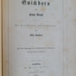 1868 QUICKBORN by KLAUS GROTH antique GERMAN POETRY ILLUSTRATED