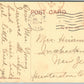 NEWARK NJ AMERICAN INSURANCE COMPANY 1910 ANTIQUE POSTCARD