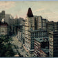 NEW YORK CITY BROADWAY LOOKING SOUTH UNDIVIDED ANTIQUE POSTCARD