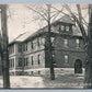 GENEVA NY HIGH STREET SCHOOL ANTIQUE POSTCARD