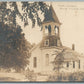 FALLS VILLAGE CT CONGREGATIONAL CHURCH ANTIQUE REAL PHOTO POSTCARD RPPC