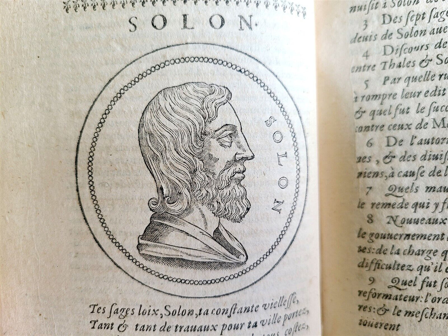 1611 LIVES OF ILLUSTRIOUS GREEK & ROMAN MEN PLUTARCH 2 vols antique ILLUSTRATED