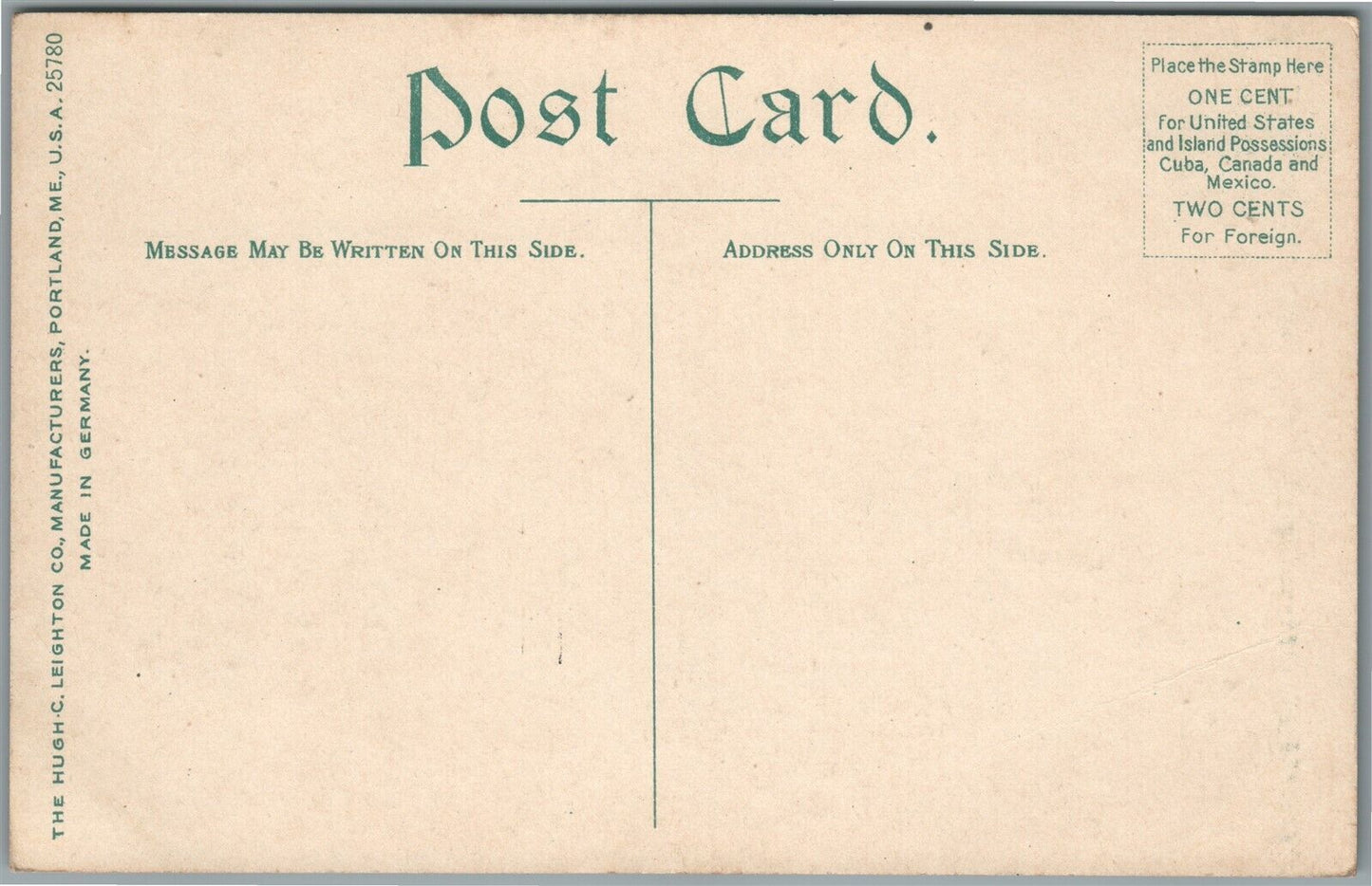 EASTON PA LAFAYETTE COLLEGE ANTIQUE POSTCARD