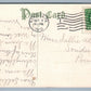 READING PA MANSION HOUSE ANTIQUE POSTCARD