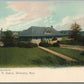 WELLESLEY MA RAILROAD STATION RAILWAY TRAIN DEPOT ANTIQUE POSTCARD