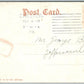 CHESTER PA MARKET STREET UNDIVIDED ANTIQUE POSTCARD
