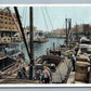 BERLIN GERMANY BERLINER HAFENLEBEN AM LEHRTER BAHNHOF ANTIQUE POSTCARD