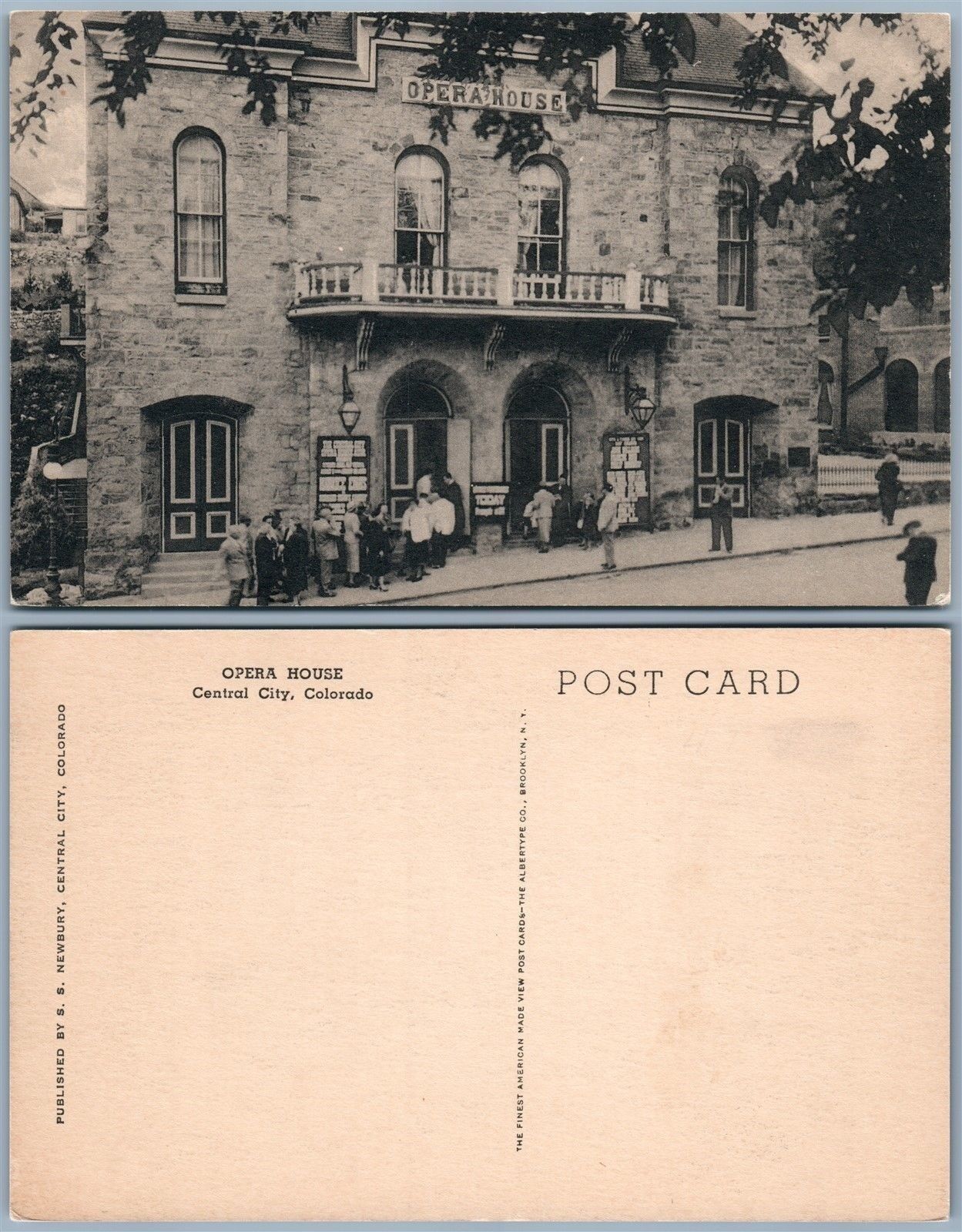 CENTRAL CITY CO OPERA HOUSE VINTAGE POSTCARD