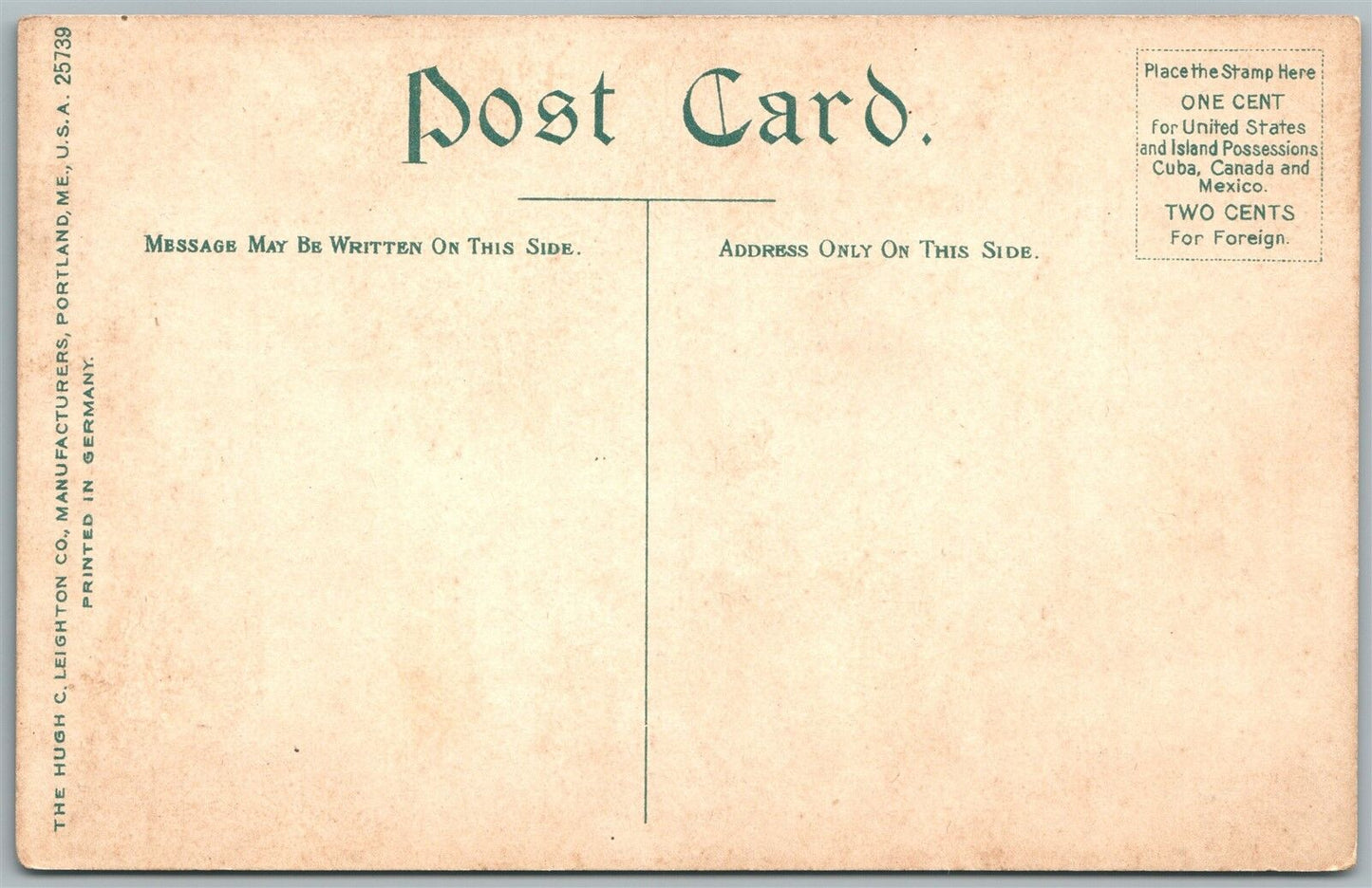 BETHLEHEM PA EAGLE HOTEL ANTIQUE POSTCARD