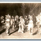 AMERICAN INDIAN DANCE SHERIDAN WYO RODEO 1935 ANTIQUE REAL PHOTO POSTCARD RPPC