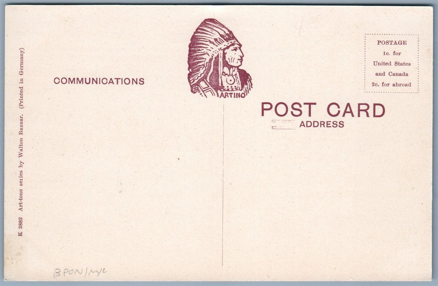 WALTON NY DELAWARE STREET ANTIQUE POSTCARD