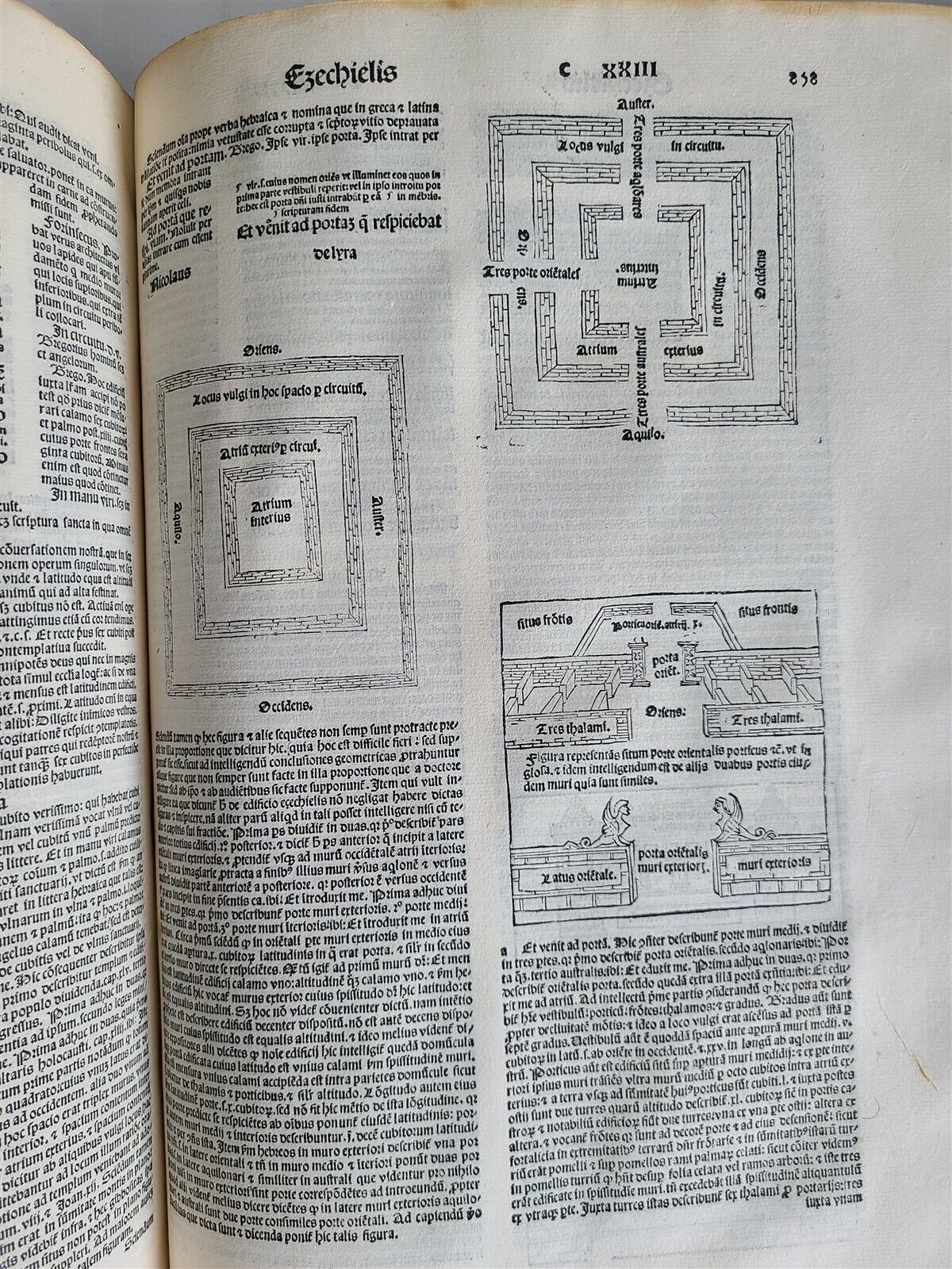 1495 INCUNABULA BIBLE 3 FOLIO VOLUMES COMPLE antique ILLUSTRATED BIBLIA LATINA