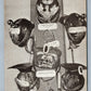 MILITARY HELMETS MUSEUM DISPLAY ANTIQUE POSTCARD