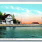 GREEN BAY WI GRASSY ISLAND LIGHTHOUSE ANTIQUE POSTCARD