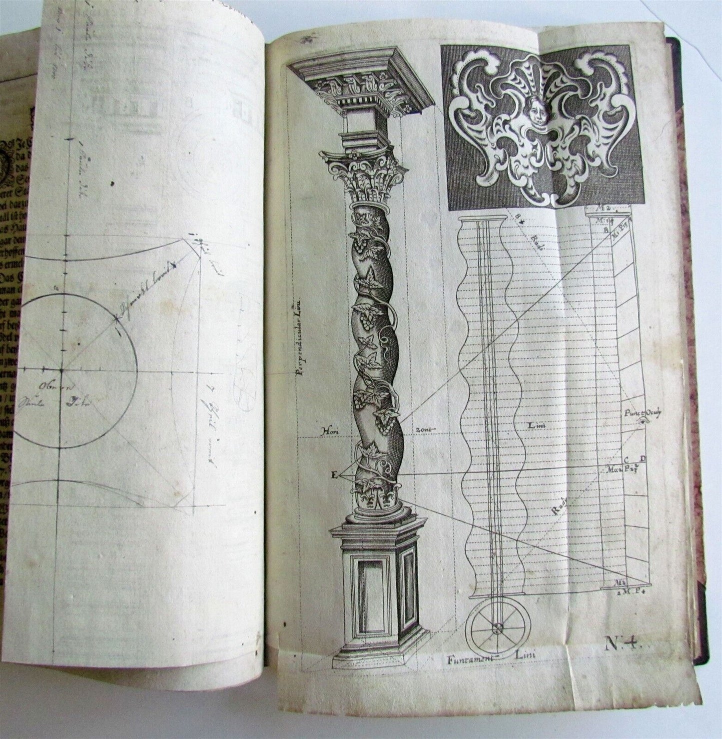 1672 ARCHITECTURE Georg Caspar ERASMUS antique ILLUSTRATED Seulen-Buch GERMAN