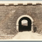 OLD FORT NIAGARA NY SALLY PORT & SOLDIER VINTAGE REAL PHOTO POSTCARD RPPC