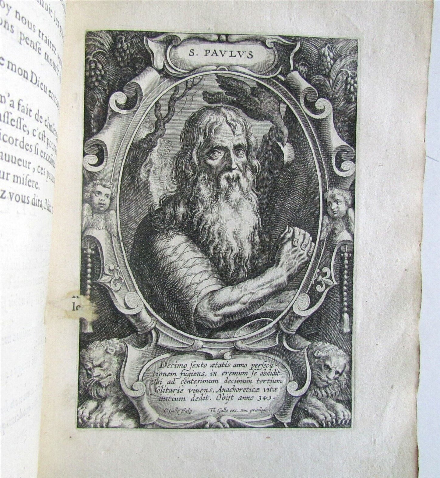 1634 ILLUSTRATED LIVES of MAIN FOUNDERS of RELIGIOUS ORDERS ANTIQUE 39 ENGR.