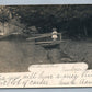 FRENCHTOWN NJ IN THE HOLLOW ANTIQUE REAL PHOTO POSTCARD RPPC