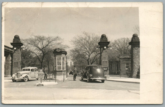 1940 US NAVAL TRAINING STATION VINTAGE REAL PHOTO POSTCARD RPPC