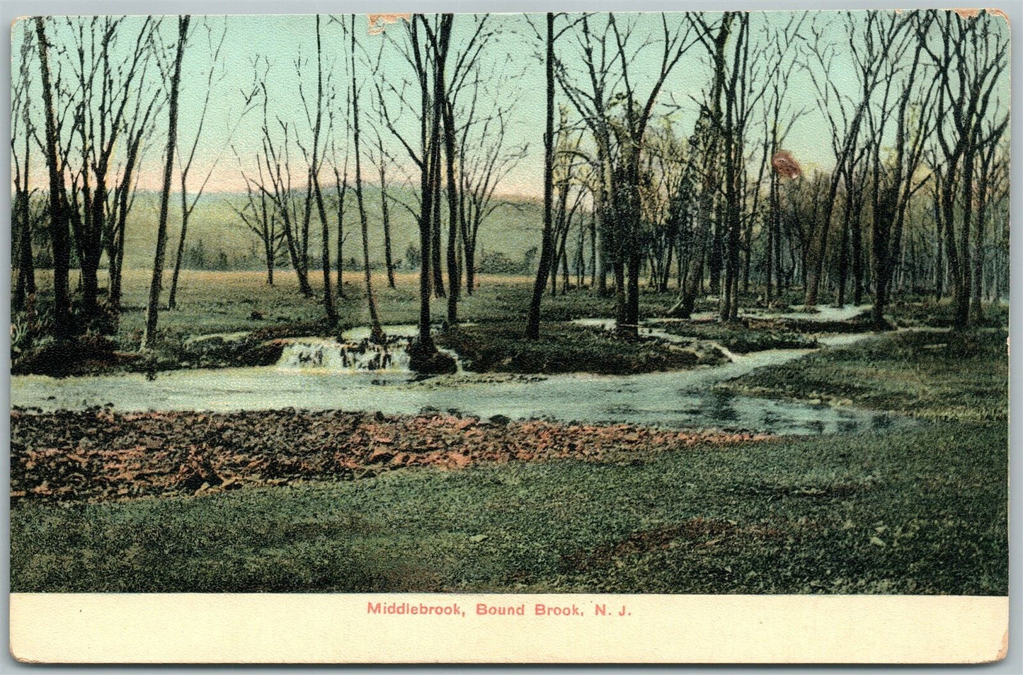 BOUND BROOK NJ MIDDLEBROOK ANTIQUE POSTCARD