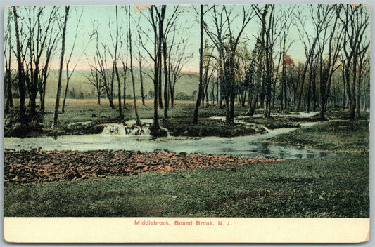 BOUND BROOK NJ MIDDLEBROOK ANTIQUE POSTCARD