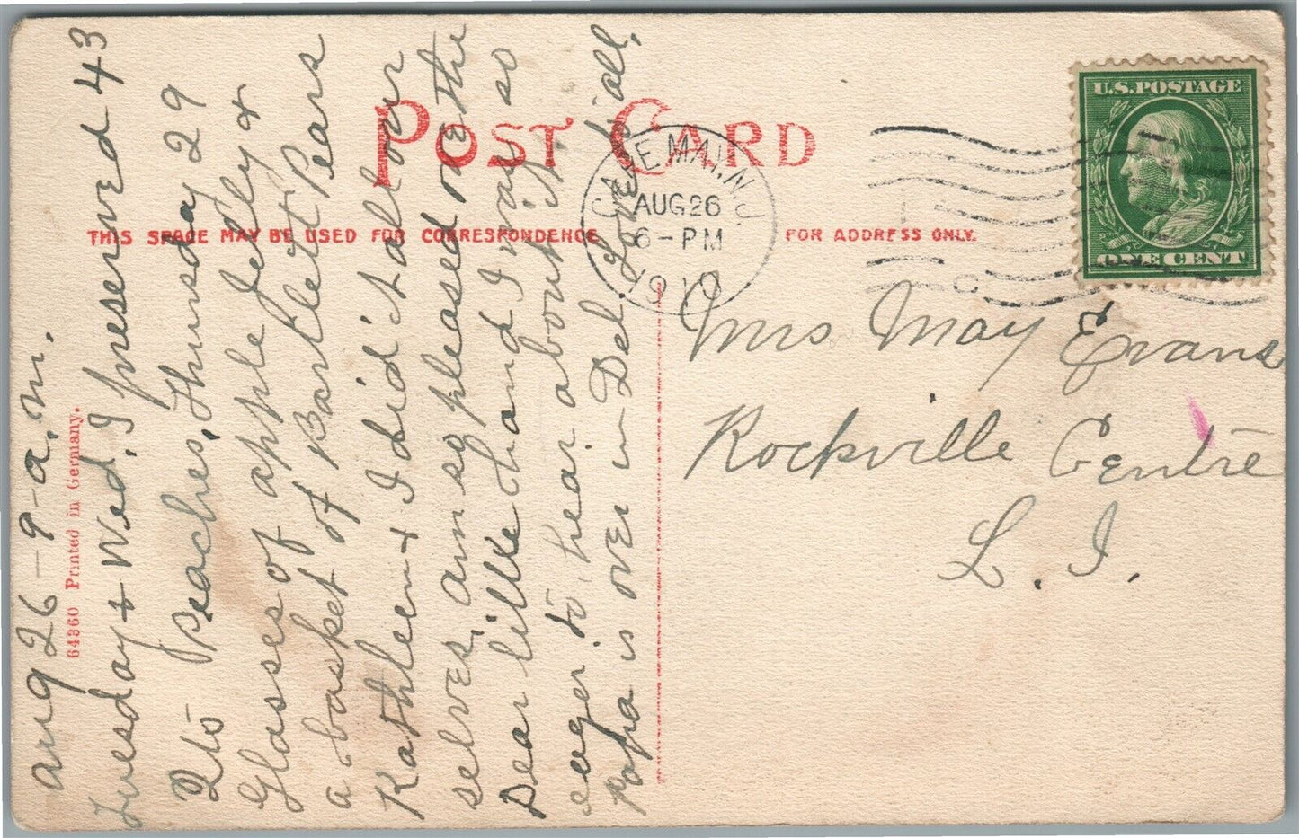 BEACH HAVEN NJ FORT DEFIANCE ANTIQUE POSTCARD