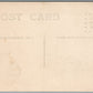 BULLDOG in HOME INTERIOR ANTIQUE REAL PHOTO POSTCARD RPPC