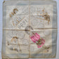 1899 SCARF w/ GIRL ANIMAL TRAINER $ CALENDAR antique