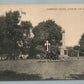 AVON BY THE SEA NJ THOMPSON SQUARE ANTIQUE POSTCARD