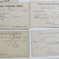 1870s-80s LOT of 10 ROSS CO NATIONAL BANK OHIO ANTIQUE STATEMENT CARDS POSTCARDS