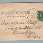 MORRIS CO. NJ WATER FALLS ANTIQUE REAL PHOTO POSTCARD RPPC