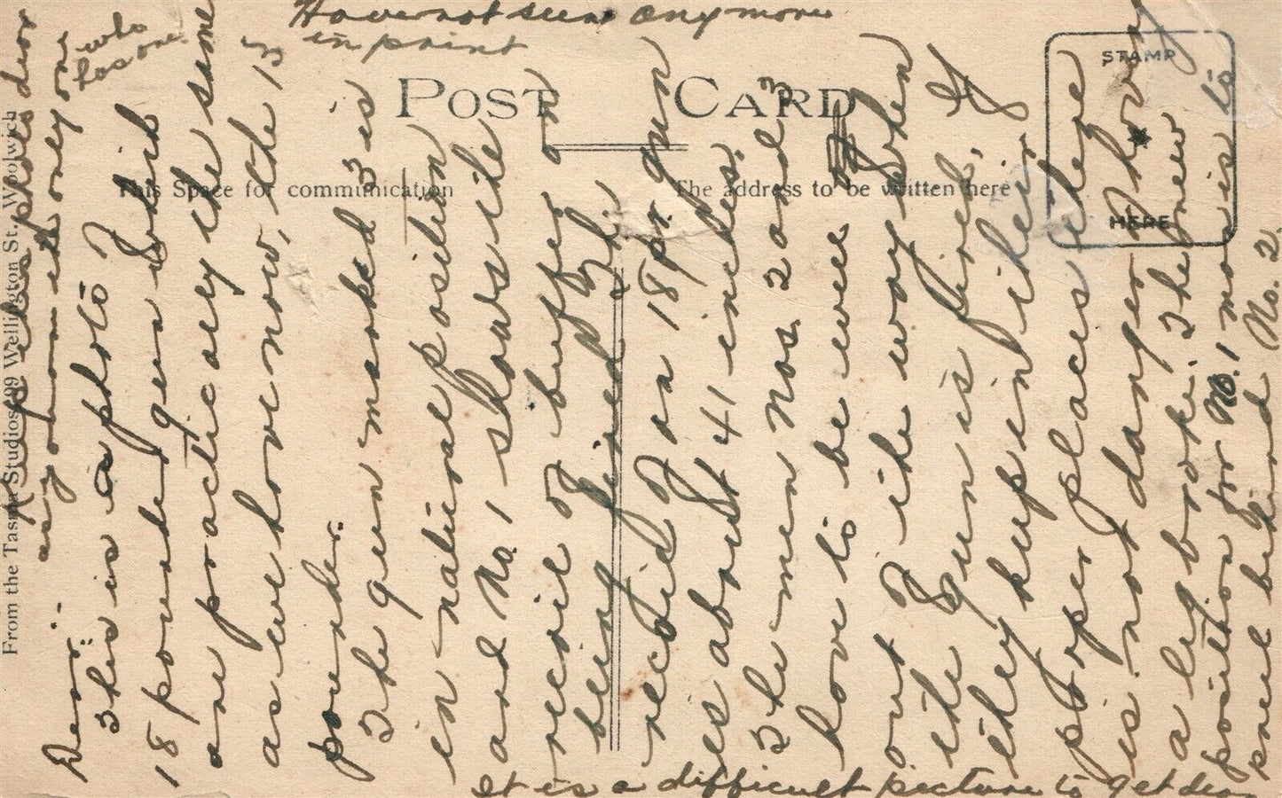 ARTILLERY in ACTION ANTIQUE REAL PHOTO POSTCARD RPPC