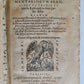 1570 PHILOSOPHY by Francesco PatriziVantique w/ ORIGINAL 16th CENTURY BINDING