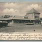 PLAINFIELD NJ CENTRAL RAILROAD STATION RAILWAY TRAIN DEPOT ANTIQUE POSTCARD