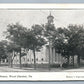 WEST CHESTER PA COURT HOUSE ANTIQUE POSTCARD